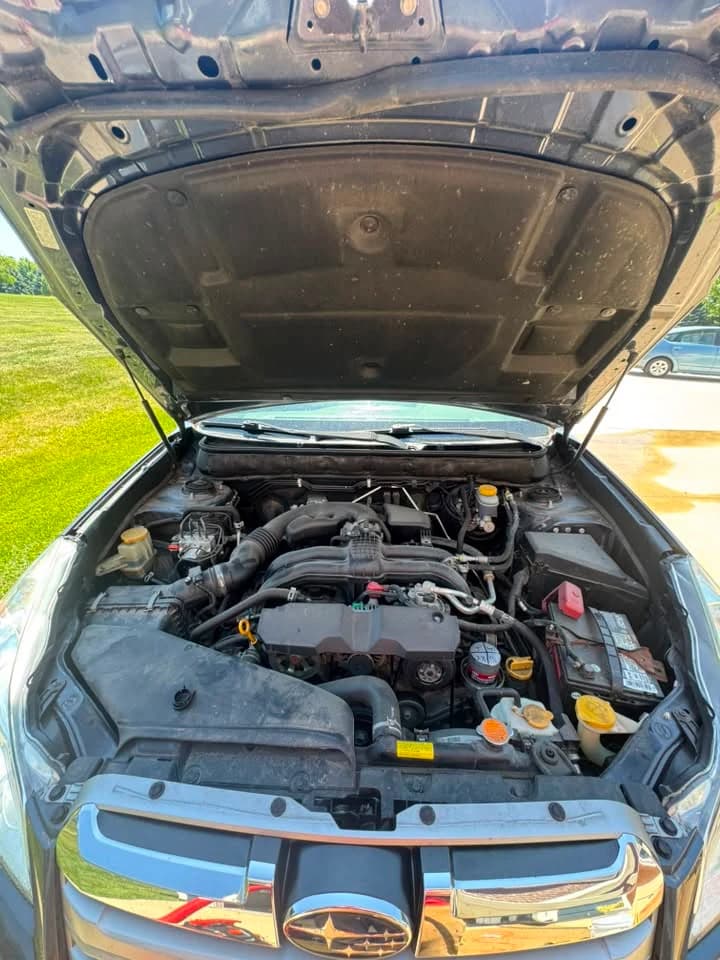 Engine bay before detailing